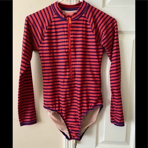 Crew Cuts Striped girls Swimsuit/rashguard